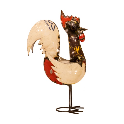[COCUP50-C] Coq - Mix Couleur - 50 x 25 x 25 cm