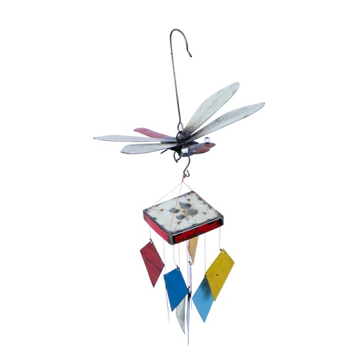 [DRAGFLYCHIMUP50-C] Libellule Carillon - Mix Couleur - 50 x 21 x 17 cm