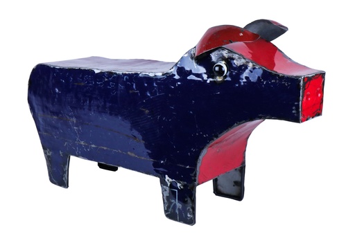 [PIGGYBUP46-C] Banc Cochon - Mix Couleur - 46 x 90 x 27 cm