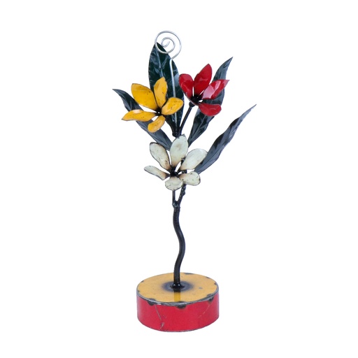 [FLOWER3STUP31-C] 3 Fleurs - Mix Couleur - 31 x 15 x 12 cm