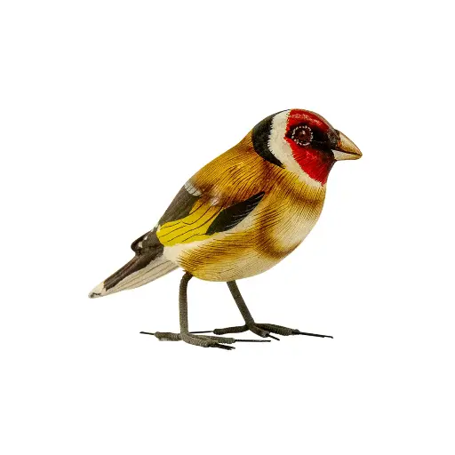 [BIRDW10-CHAR-C] Oiseau - Chardonneret - 10 x 11,5 x 4 cm