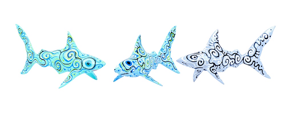 Statue - Requin Dali  - 9 cm