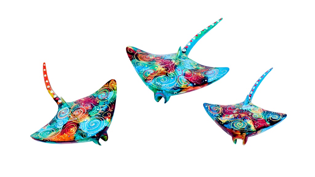 Raies Dali (Set de 3) - 6 cm