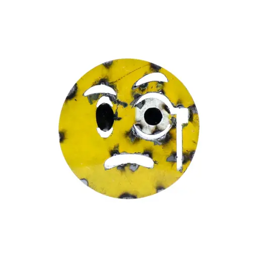 [EMO15-MONOCLE-C] Emoji - 🧐 - Visage avec un monocle - 15 x 15 x 3 cm