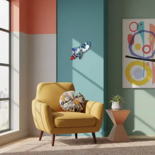 [EMO15-ROCKET-C] Emoji - 🚀 - Fusée - 20,5 x 11 x 3 cm