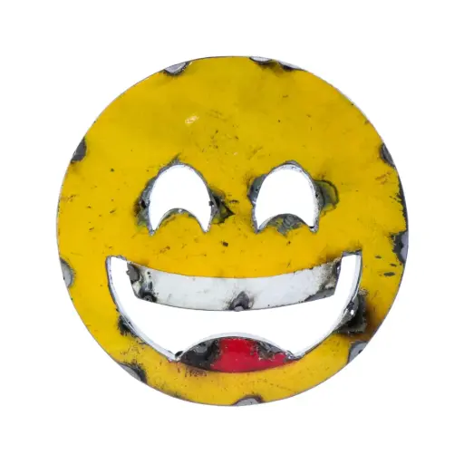 [EMO30-SMILEEYE-C] Emoji - 😄 - Visage très souriant aux yeux rieurs - 28 x 28 x 4 cm