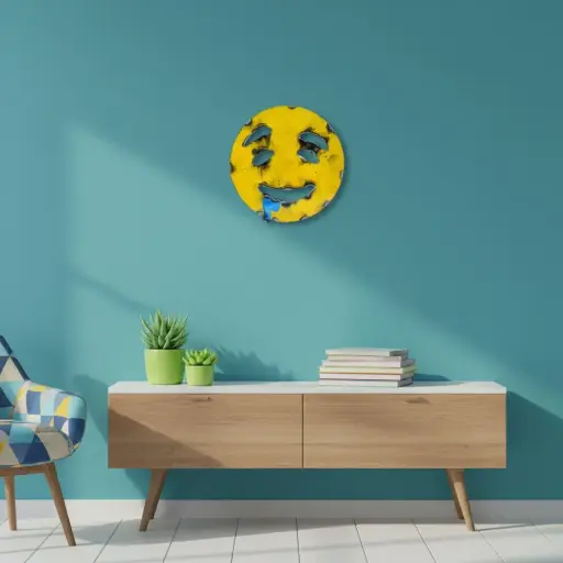 [EMO30-DROOLING-C] Emoji - 🤤 - Visage qui bave - 29 x 28 x 4 cm