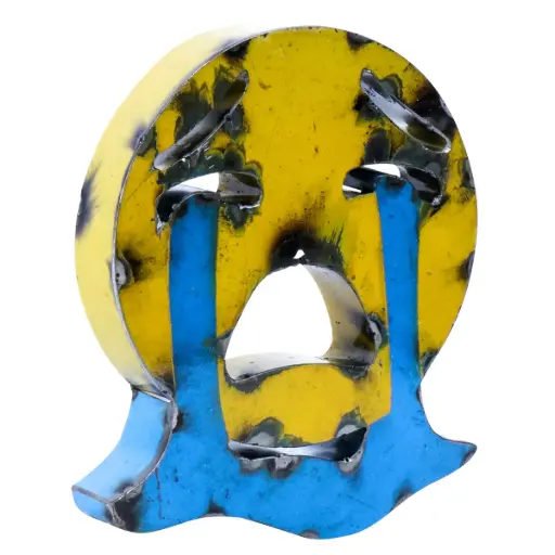 [EMO30-CRYING-C] Emoji - 😭 - Visage qui pleure à chaudes larmes - 35 x 29 x 4 cm