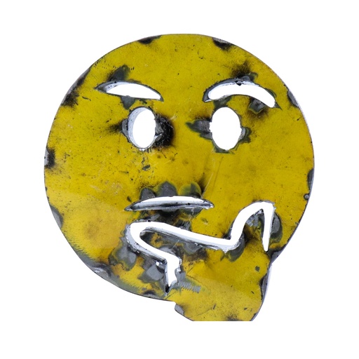 [EMO30-THINKING-C] Emoji - 🤔 - Visage en pleine réflexion - 30 x 28 x 4 cm
