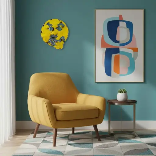 [EMO30-THINKING-C] Emoji - 🤔 - Visage en pleine réflexion - 30 x 28 x 4 cm