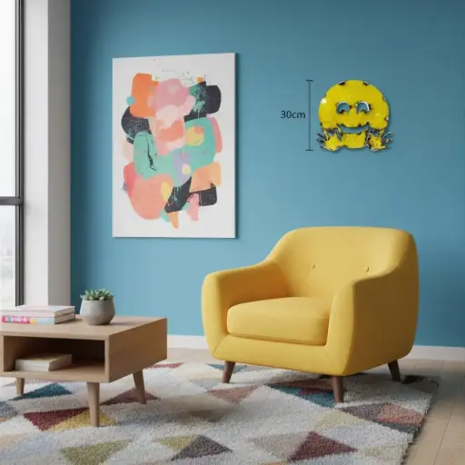 [EMO30-OPENHANDS-C] Emoji - 🤗 - Visage qui fait un câlin - 30 x 30,5 x 4 cm