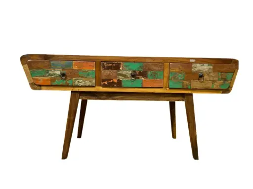[2024-04-25-0004-A] Console basse - 3 tiroirs - 120 x 60 x 40 cm
