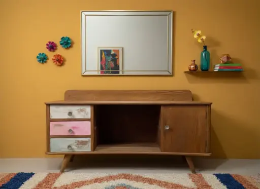 [2024-04-25-0021-A] Meuble TV - 3 tiroirs, 1 porte - 125 x 65 x 40 cm