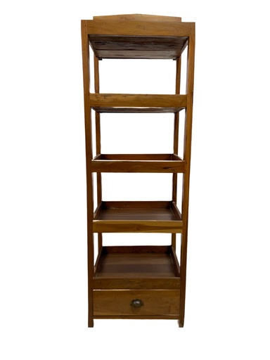 [2024-04-25-0133-A] Étagère - 1 tiroir, 5 rangements - 55 x 180 x 45 cm