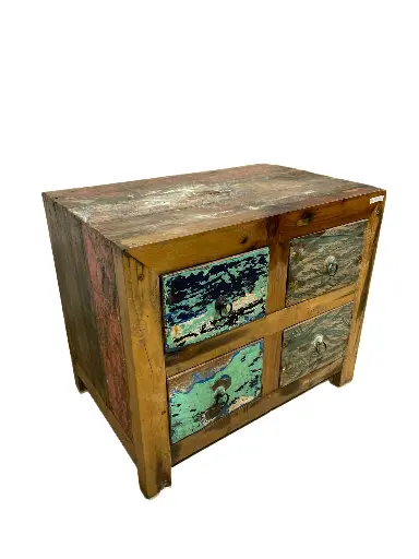 [2024-04-25-0165-A] Petite Commode - 4 tiroirs - 60 x 50 x 40 cm