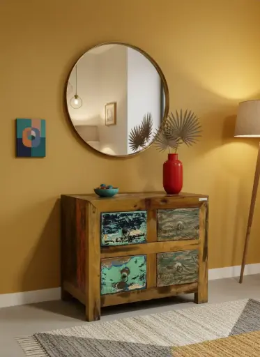 [2024-04-25-0165-A] Petite Commode - 4 tiroirs - 60 x 50 x 40 cm