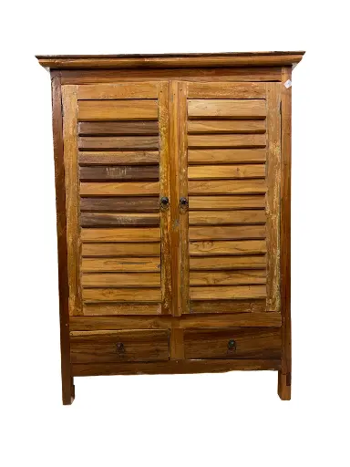 [2024-04-25-0172-A] Commode - 2 tiroirs, 2 portes - 87 x 118 x 46 cm