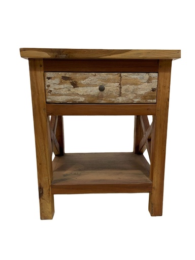 [2024-04-25-0184-A] Table de Nuit - 1 tiroir - 50 x 60 x 40 cm