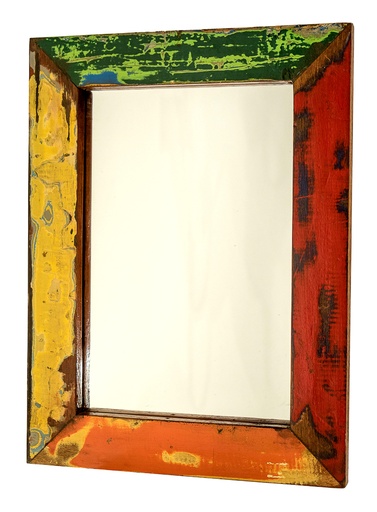 [MIRR40-C] Miroir Rectangle - Mix Couleur - 40 x 30 x 2,5 cm