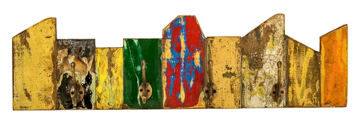 [HANG50-C] Porte-Manteau - Mix Couleur - 17 x 50 x 8 cm