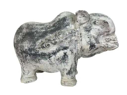 [2024-05-03-0041-A] Cochon Terracotta Tirelire - 45 x 65 x 30 cm