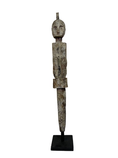 [2024-05-03-0061-A] Statue Homme Assis - 93 x 15 x 15 cm