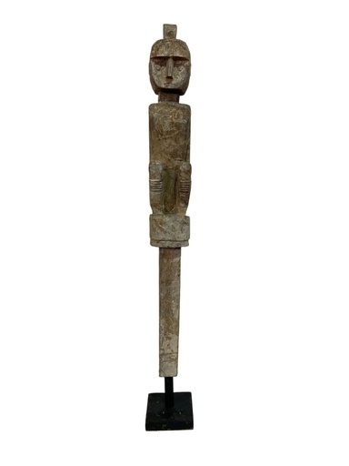[2024-05-03-0076-A] Statue Homme Assis - 96 x 12 x 12 cm