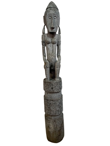 [2024-05-03-0086-A] Grande Statue  Timor - 200 x 30 x 30 cm
