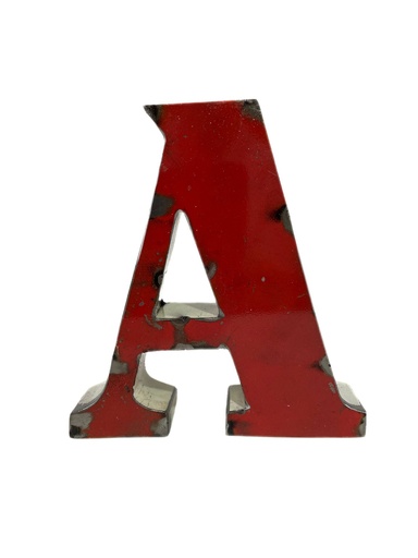 Lettre en Métal - 'A' - Petite - 15 cm