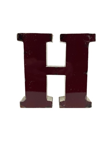 Lettre en Métal - 'H' - Petite - 15 cm