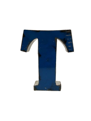 Lettre en Métal - 'T' - Petite - 15 cm