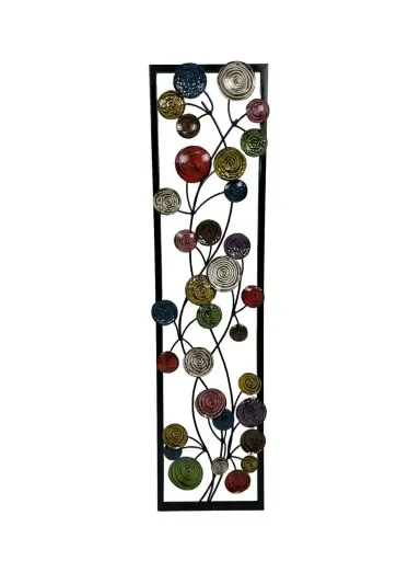 [PLOL100-01-C] Décoration Murale 'Pimp Lollipop' - Mix Couleur - 100 x 25 x 4 cm