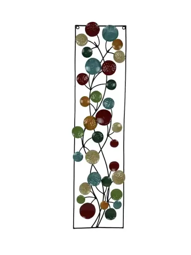 [PCON100-01-C] Décoration Murale 'Pimp Confetti' - Mix Couleur - 100 x 25 x 4 cm