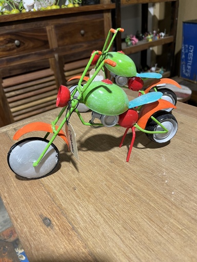 [2024-06-03-0017-B] Moto Verte - 15 x 6 x 27 cm