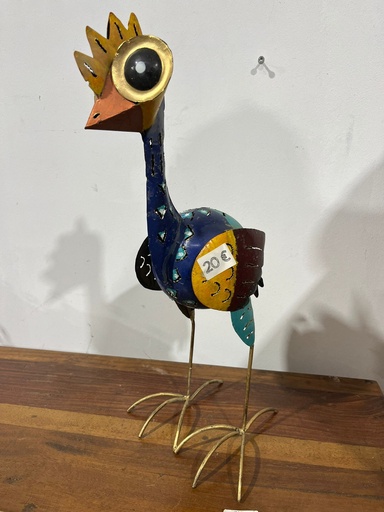 [2024-06-03-0040-B] Emu Bleu - Photophore - 50 x 24 x 20 cm