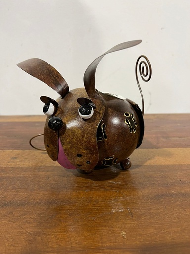[2024-06-04-0002-B] Chien "Toutou" - Photophore - 11 x 16 x 12 cm