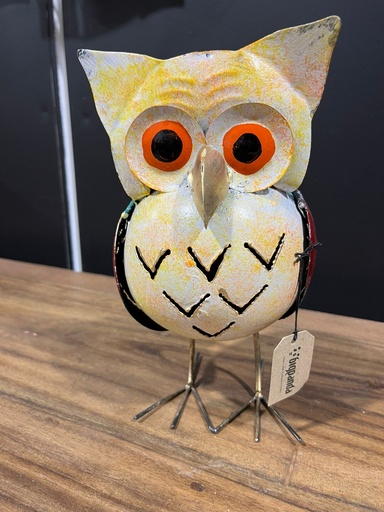 [2024-06-04-0042-B] Hibou "Boule" - Photophore - 24 x 14 x 14 cm