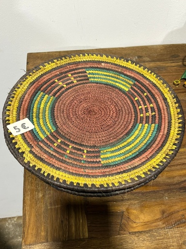 [2024-06-06-0002-B] Sous-Plat Vannerie du Niger - 35 x 35 x 1 cm