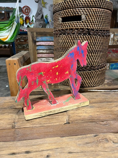 [2024-06-06-0020-B] Cheval Rose - 22 x 9 x 24 cm