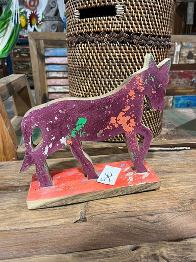 [2024-06-06-0022-B] Cheval Mauve - 22 x 9 x 24 cm