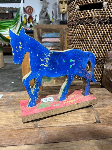 [2024-06-06-0025-B] Cheval Bleu - 22 x 9 x 24 cm