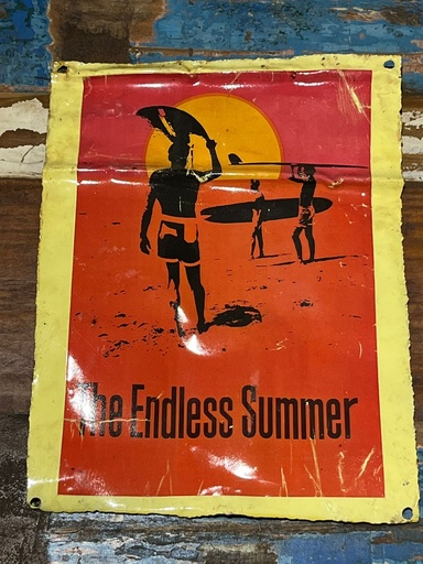 [2024-06-06-0062-B] Affiche Upcycling "Endless Summer" - Pot de Peinture Déroulé - 34 x 27 x 1 cm