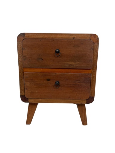 [2024-08-20-0018-A] Table de Nuit - 2 tiroirs - 56 x 45 x 37 cm