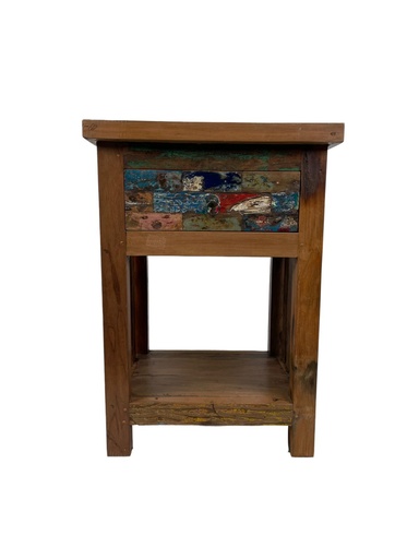 [2024-08-20-0021-A] Table de Nuit - 1 étagère, 1 tiroir - 70 x 50 x 40 cm