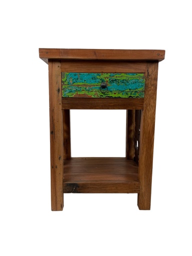 [2024-08-20-0022-A] Table de Nuit - 1 étagère, 1 tiroir - 70 x 50 x 40 cm