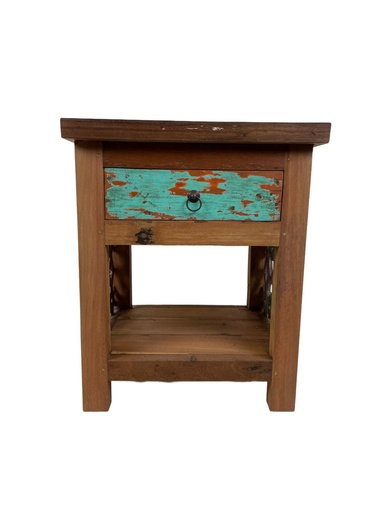 [2024-08-20-0024-A] Table de Nuit - 1 étagère, 1 tiroir - 61 x 50 x 41,5 cm