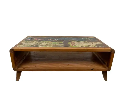 [2024-08-20-0027-A] Table Basse - 1 étagère - 45 x 120 x 60 cm