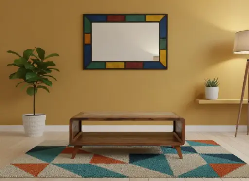 [2024-08-20-0029-A] Table Basse - 1 étagère - 45 x 120 x 60 cm