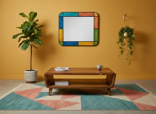 [2024-08-20-0038-A] Table Basse - 1 étagère - 45 x 120 x 60 cm