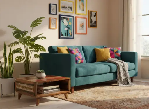 [2024-08-20-0048-A] Table Basse - 1 étagère - 45 x 80 x 80 cm